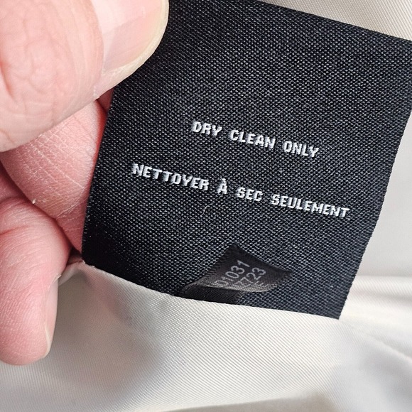 COLE HAAN Alpaca Wool Snap Button Wrap Look Coat Size 8 - Picture 8 of 8